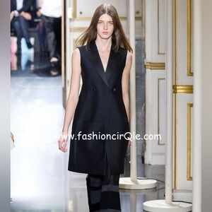 Celine Black Sleeveless Pantsuit